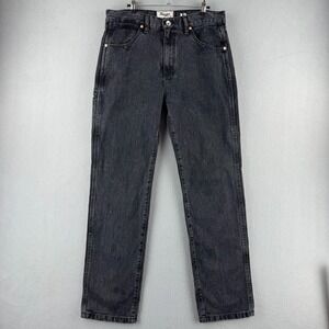 Seager Co Autrey Jeans Mens 32x31 Black Straight Leg Carpenter Work